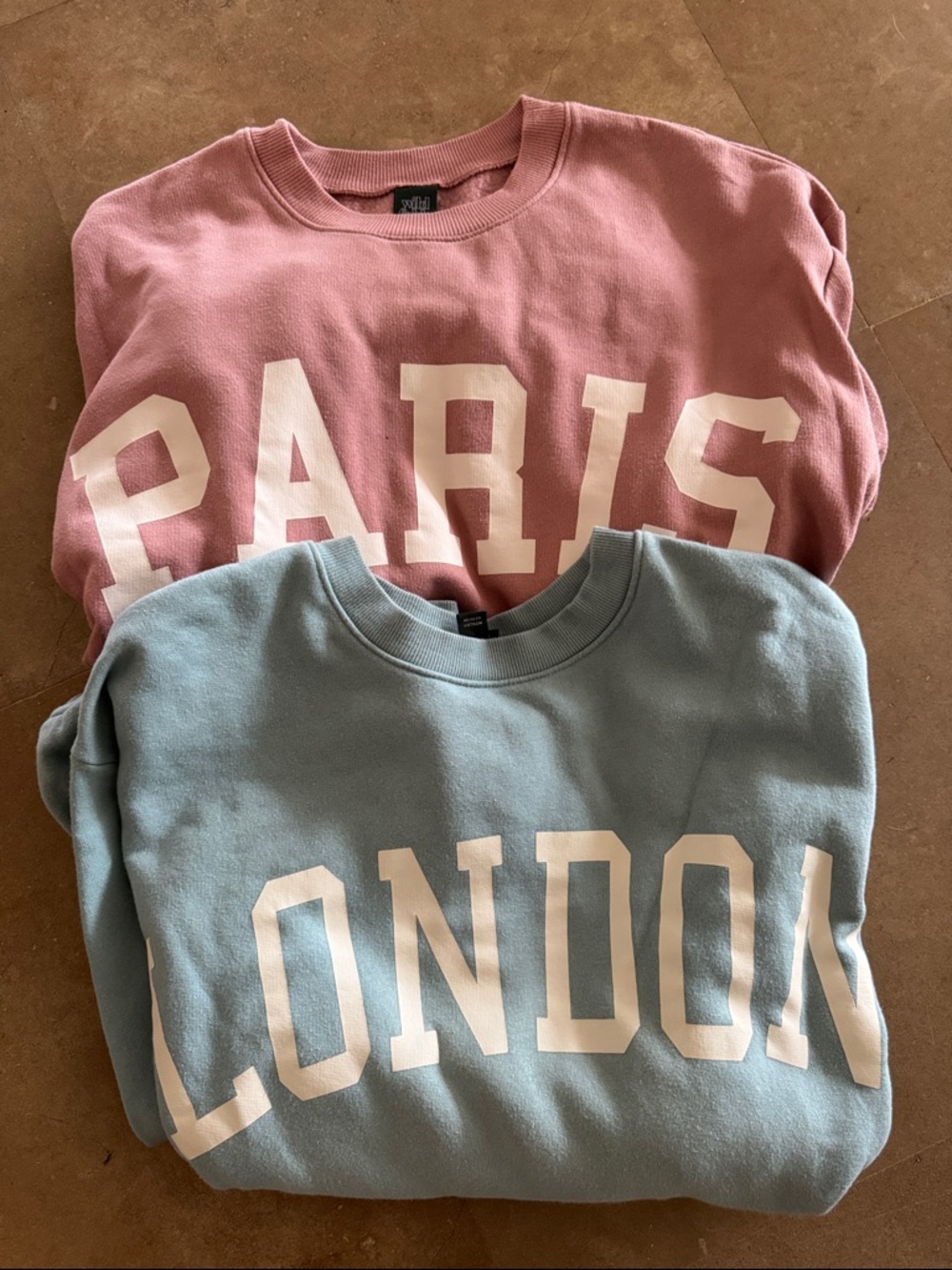 Wild Fable Target London Paris Sweatshirt Set Small